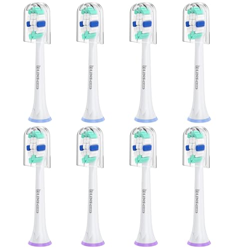 OLINS KAKO Replacement Brush Heads for Philips Sonicare Toothbrush Handles Toothbrush Heads for Sonicare (Pack of 8)