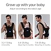YEMKEZO Baby Carrier Newborn to Toddler,Newborn Carrier with Head Support, Cozy Baby Holder Carrier for Dad Mens (Summer-Black) #5