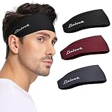Talla única y antideslizante: las diademas deportivas Linlook son adecuadas tanto para hombres como para mujeres. El material extremadamente flexible es el molde ONE FISE se adapta a todos los moldes. Adecuado para circunferencia de cabeza de 49 a 62 cm. No importa si eres alto o corto, grande o pequeño, nuestra diadema se ajusta firmemente a tu cabeza y es antideslizante.