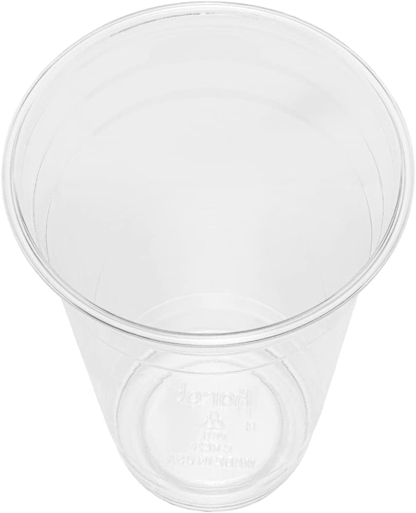 Karat [1,000 ct] 20oz Plastic Cups, Clear Disposable Cold Cup for Iced Coffee, Smoothies, and More, 98mm (C-KC20) - Image 5