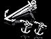 Fashion Jewelry ~ Nautical Theme Anchor Tie Clips and Cufflinks Set
