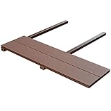 Les panneaux de terrasse sont très épais à 25 mm, ce qui les rend très solides.