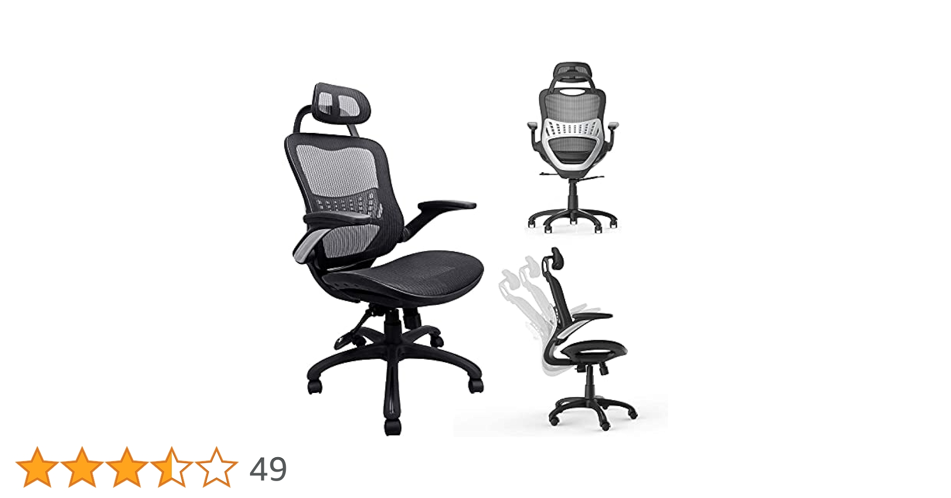 Amazon.co.jp: Komene 椅子 オフィスチェア 人間工学椅子