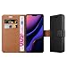 iCatchy For iPhone 11 Wallet Case 6.1 Inch Flip Book Cover Leather Phone Case Card Slots Kickstand Magnetic Closure Shockproof Protective (Black)