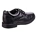 Hush Puppies Tim, Jungen Derby Schnürhalbschuhe, Schwarz (Black), 38 EU(5 UK)