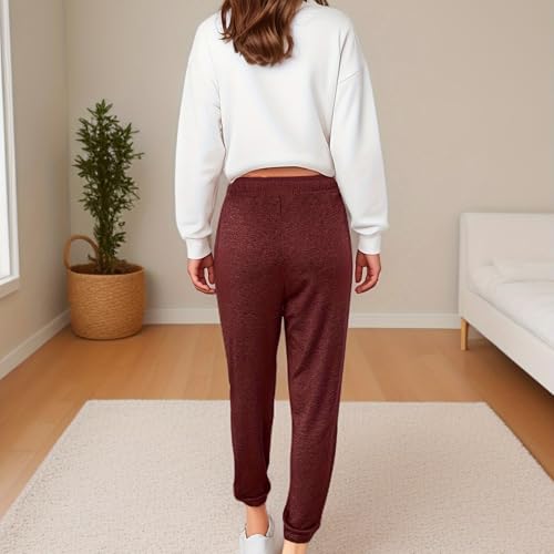 Women Baggy Sweatpants with Pockets Lounge Womens Pajama Pants Female Trouser