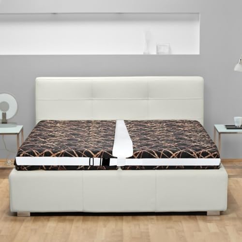 Miniatura 2 de Extensor De Colchón De Cama, Kit De Convertidor De Puente De Cama Individual A King, Soporte De Colchón Ajustable Antideslizante Doble Puente, Extensor De Cama Tamaño Individual A Queen, Correa De