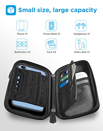 Image of whale fall Bike Handlebar Bag, Bike Phone Holder, Fits Phones up to 7 in | Quick release mount, TPU touchscreen access, stable shockproof storage, waterproof design for commutes and long rides