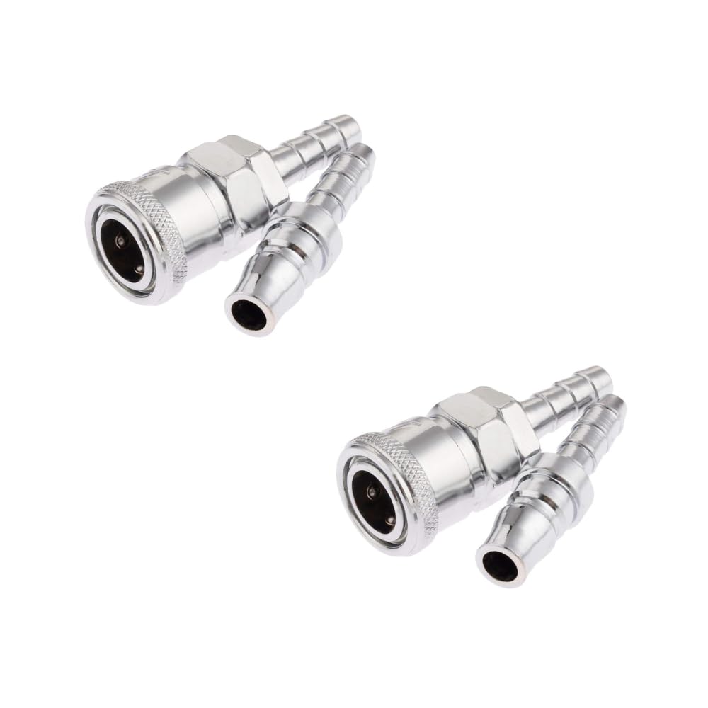 Pack of 2 QRC SH20+PH20 Pneumatic Air Line Hose Compressor Quick Release Fittings Connector Coupler 1/4" BSP