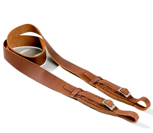 Hecho. Sangle d'appareil Photo fabriquée à la Main en Cuir véritable et Issu du Commerce équitable