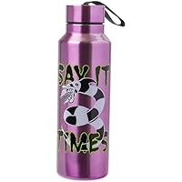 27-Oz Silver Buffalo Stainless Steel Water Bottle w/ Strap only .55: eDeal Info
