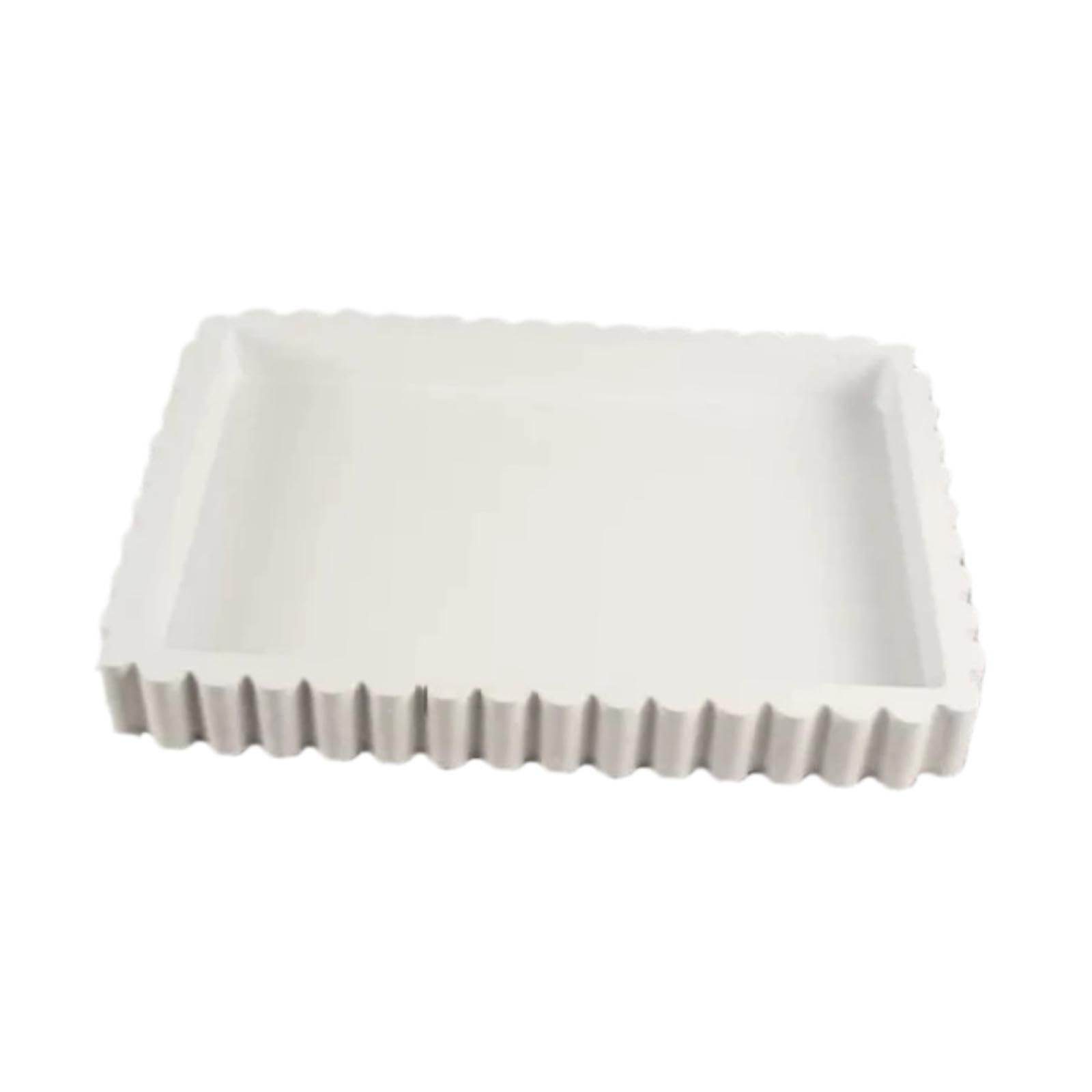 Fenteer Bandeja Rectangular Minimalista de Madera para Mesa de Centro, Bandeja de Madera para Servir, de para Mesa de Centro, Esponja