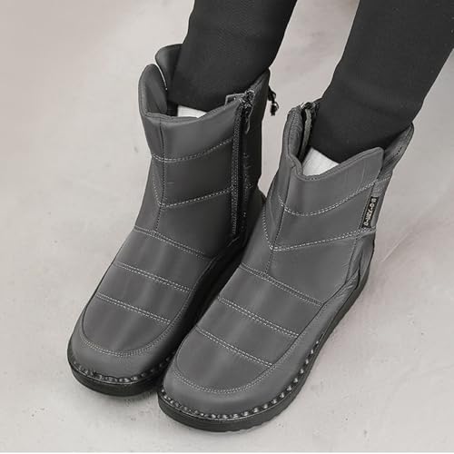 Botines de invierno para mujer que buscan caminar seguras con tacón estable 5