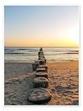 Usedom am Morgen Poster von Martin Wasilewski 90 x 120 cm 