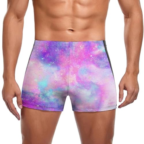 Boxer de bain homme anti irritation pourpre à séchage rapide