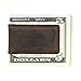 Real Leather Creations Brown Vintage Naturally Distressed Genuine Leather Money Clip – Magnetic - American Factory Direct - Made in USA FBA487