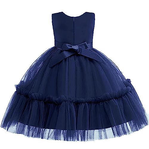 TUIJI Girls Christmas Dress Lace Flower Girl Wedding Prom Pageant Birthday Party Toddler Girl Formal Dress2