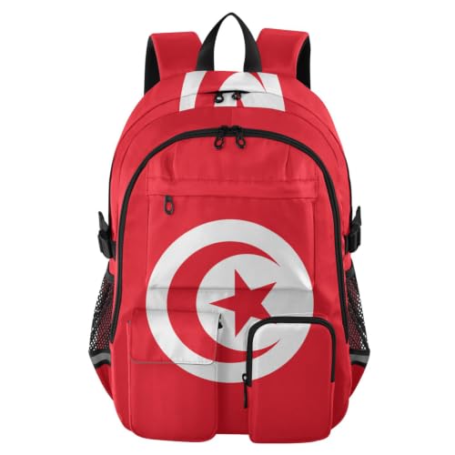 Mochila para ordenador 44.5 cm y bolsa casual ligera de Túnez para adolescentes de 7-18 años