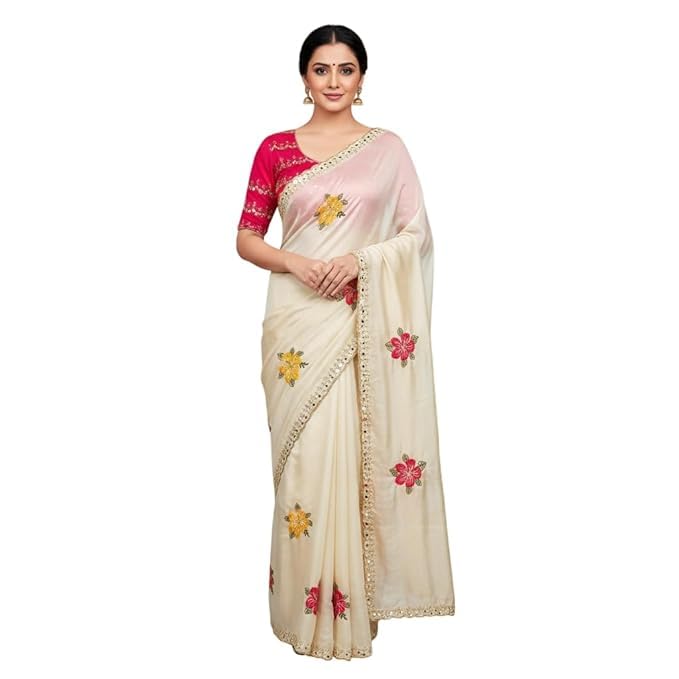 Designer Viscose Rangoli Saree...