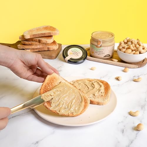 Eat Goodie Cashew- und Macadamia-Mus - 250g - Cremiges Nussmus - Perfekt für Smoothie Bowls, Salatdressings und Brotaufstriche - Ohne Palmöl, ohne Zusatz- und Konservierungsmittel - Vegan, Keto Snack