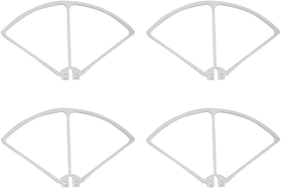 VERBANA 4 pcs for Syma X8C X8W X8G X8HW Drone Propeller Protection Guard Blade Protector for Syma X8C X8W X8G X8HW Drone Accessories Part (Color : White)
