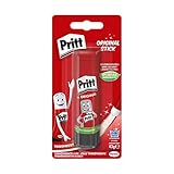 Pritt Klebestift, sicherer und kinderfreundlicher Kleber für Kunst und Bastelarbeiten, starker Klebstoff für Schule & Bürobedarf, 1x 43 g Pritt Stift, 9H PK811