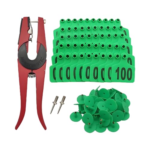 Boucles d oreille bétail numérotées 001-100 anti-perte pour gestion chèvres