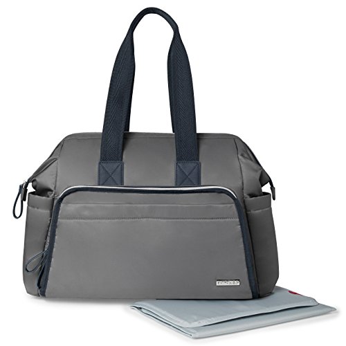 Bolsa Maternidade MainFrame Satchel, Skip Hop, Ardósia, 44.5x16x33 cm