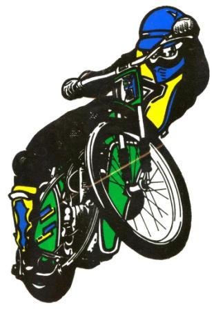 Speedway Sticker interno nero verde blu giallo
