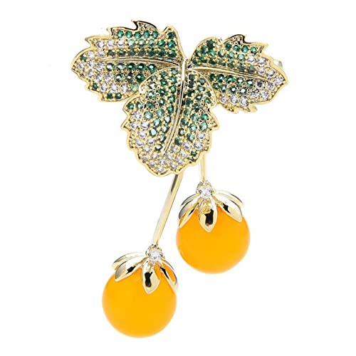 Broches de mode délicates en forme de fruit : l'excellence du détail