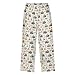 Yuiboo Watercolor Aircraft & Balloons on White Pajama Pants Elastic Clothes Indoor With 2 Pockets 6-8Y