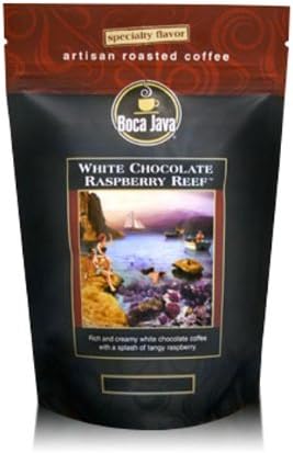 Boca Java Roast to Order White Chocolate Raspberry Reef, Ground, Flavored Coffee, 3 Count