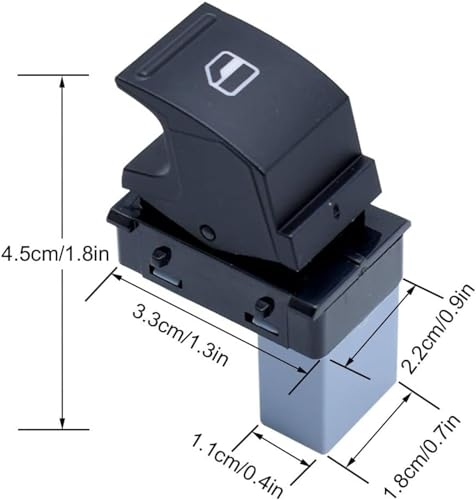 Interrupteur de fenêtre électrique Skoda commande de levage fluide passager - 2