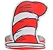 Dr. Seuss Party, Paper Hats, Party Favor, 8" x 7.9", 36 Ct.