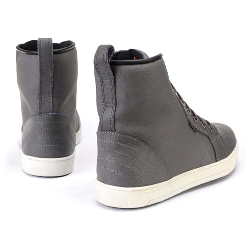 Milwaukee Leather Men's Motorcycle Reinforced Street Biker Casual Riding Shoes Leather Suede Canvas4