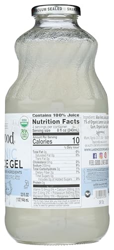 Lakewood, Organic Aloe Vera Gel Juice, 32 Oz - Thumbnail 7
