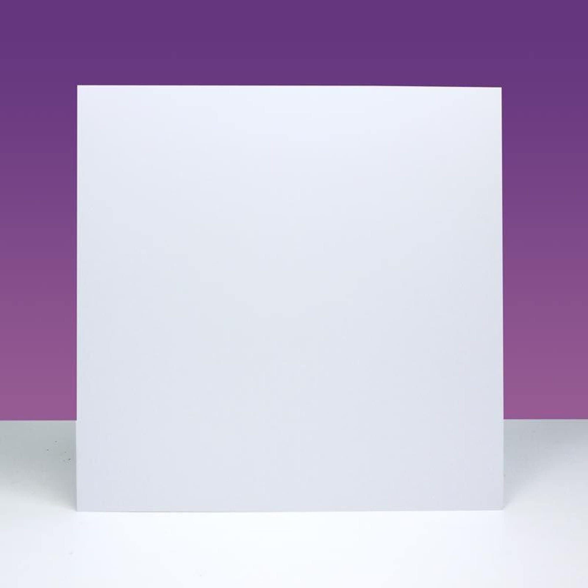 Hunkydory White Crafts 10 Card Blanks & Envelopes - Dove Ink Me! - Size A4