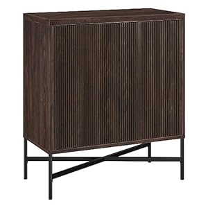 Hennhart 28 wide rectangular accent cabinet in brown for home living room bedroom entertainment room office  urban country home decor