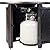 Fire Sense 62988 Wagner Woven Aluminum Convertible Gas Fire Pit Table 37,000 BTU Multi-Functional Outdoor with Fire Bowl Lid, Nylon Weather Cover & Clear Fire Glass - Bronze Finish - Round - 34"