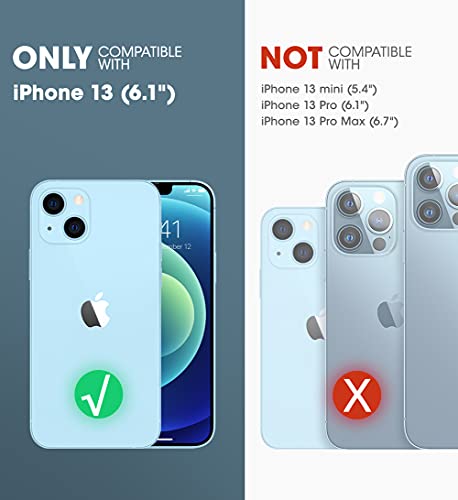 SUPCASE [Unicorn Beetle Pro Series] Case Designed For iPhone 13, 6.1" (2021 Release), Full-Body Rugged Holster Case With Built-in Screen Protector & Kickstand & Belt-Clip - Ruddy