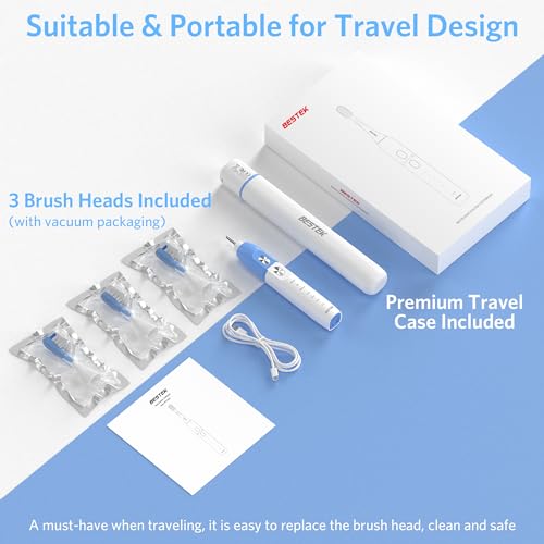 Cepillo de dientes eléctrico IPX7 impermeable recargable potente con múltiples modos 6