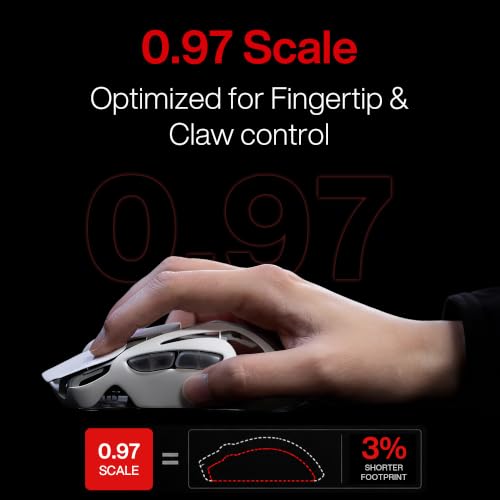 Image of AngryMiao AM Infinity Mouse .97 Wireless White Gaming Mouse 47g Ultra-Light