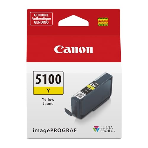 Cartucho Canon PFI-5100 Amarillo Lucia PRO II depósito de tinta original imagePROGRAF PRO-310