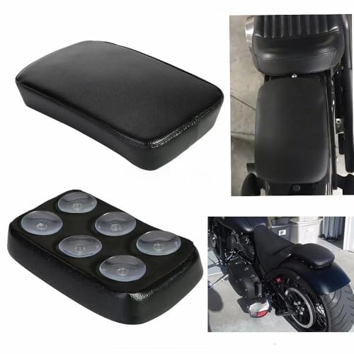 Asiento trasero con 6 ventosas para motocicleta custom Chopper y Bobber 2