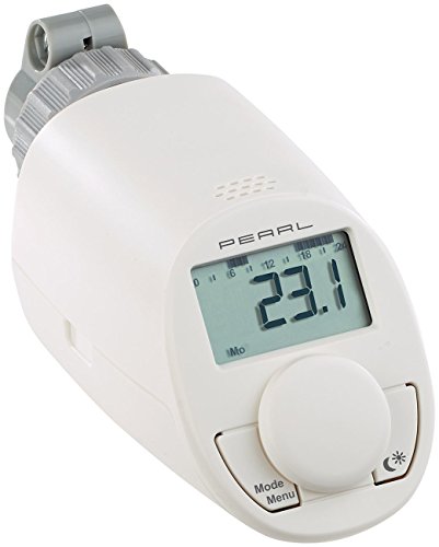 Preisvergleich Produktbild PEARL Heizkörperventil: Programmierbares Energiespar-Heizkörper-Thermostat mit Boostfunktion (Thermostat Heizung)