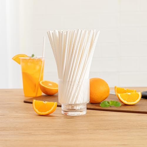 100 Pitillos de Papel Flexibles de 7.75 Pulgadas miniatura 3