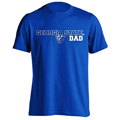 Sport Your Gear Georgia State Panthers Proud Dad T-Shirt (Royal Blue, L)