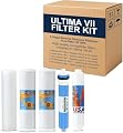 Ultima VII Compatible RO Replacement Filters - 5 Stage Reverse Osmosis Filter Kit with Membrane, Reduces Up to 98% of Contaminants