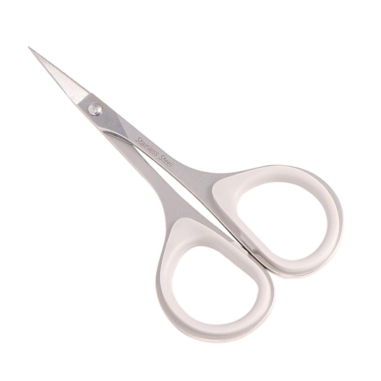 Didiseaon 1set Nose Hair Scissors Facial Hair Trimming Scissors Curved Round Precision Scissors Trimmer Round Scissor Facial Hair Scissors Beard Trimming Scissors Vibrissa Scissors 3pcs