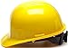 Pyramex SL Series Cap Style Hard Hat 6 Point Ratchet Yellow